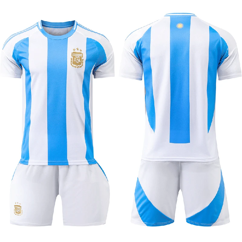 2024 Copa America Argentina Home Blue/White Jerseys Buy Quality Men's