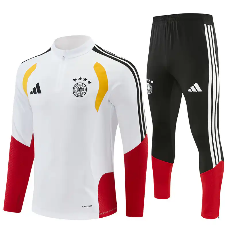 Germany 1/4 Zipper Sweat Kit(Top+Pants) White 2026