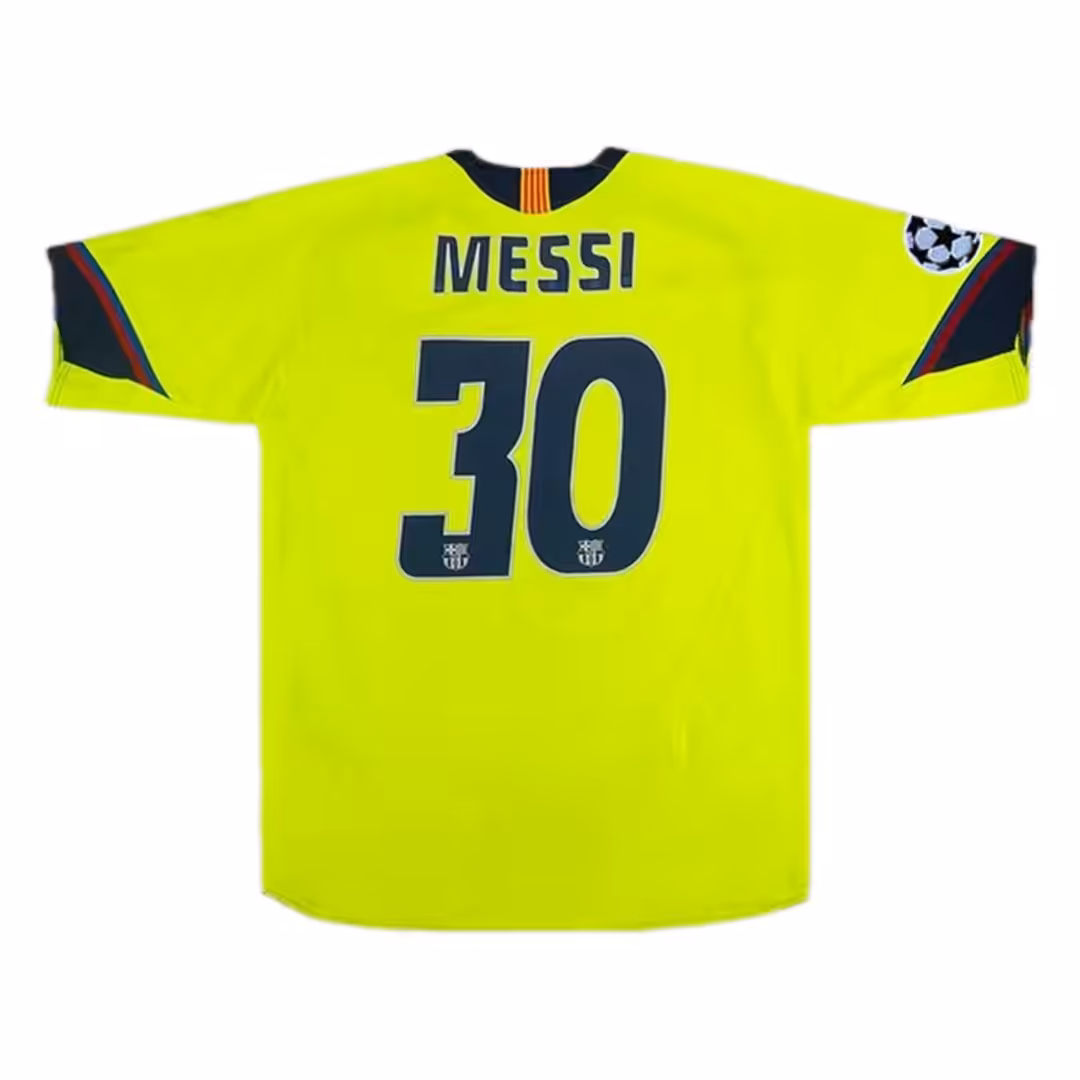 Messi #30 Retro Barcelona Away Jersey 2005/06