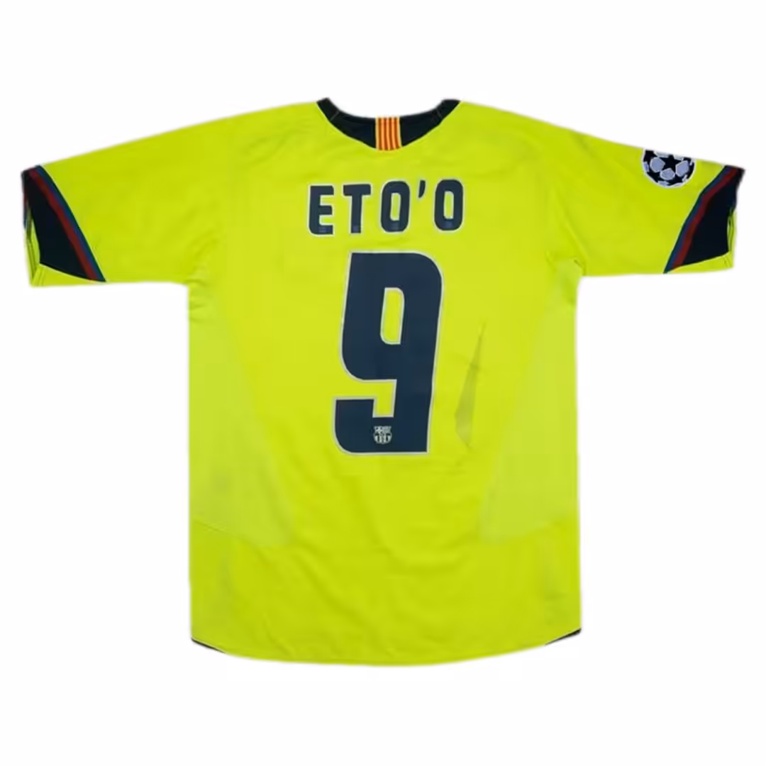 ETO’O #9 Retro Barcelona Away Jersey 2005/06
