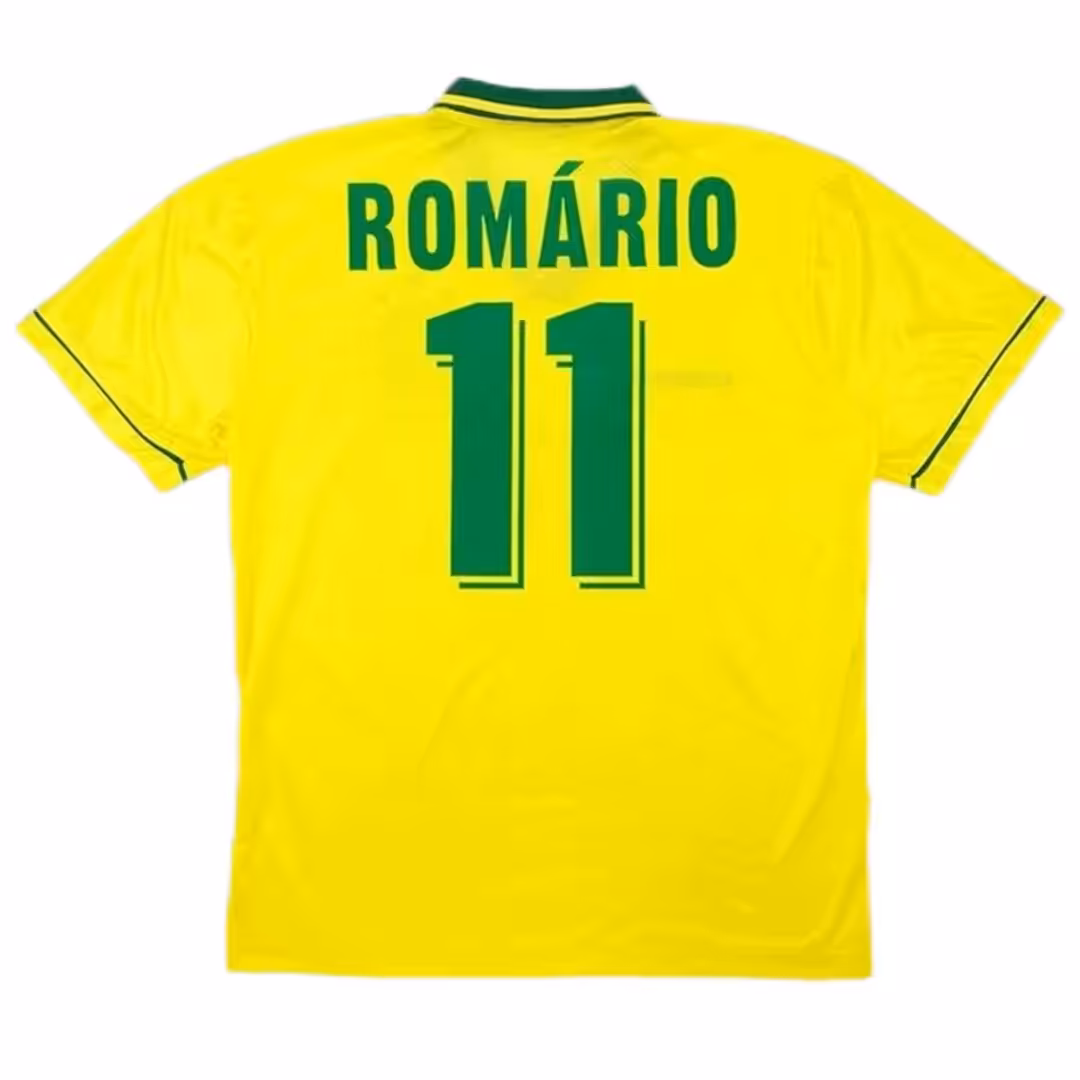 ROMáRIO #11 Brazil Home Retro Jersey World Cup 1994