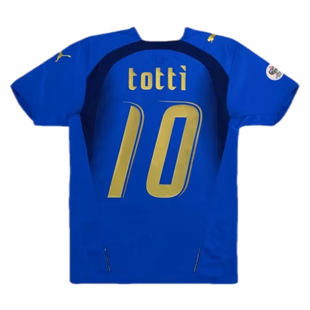 TOTTI #10 Retro Italy Home Jersey World Cup 2006