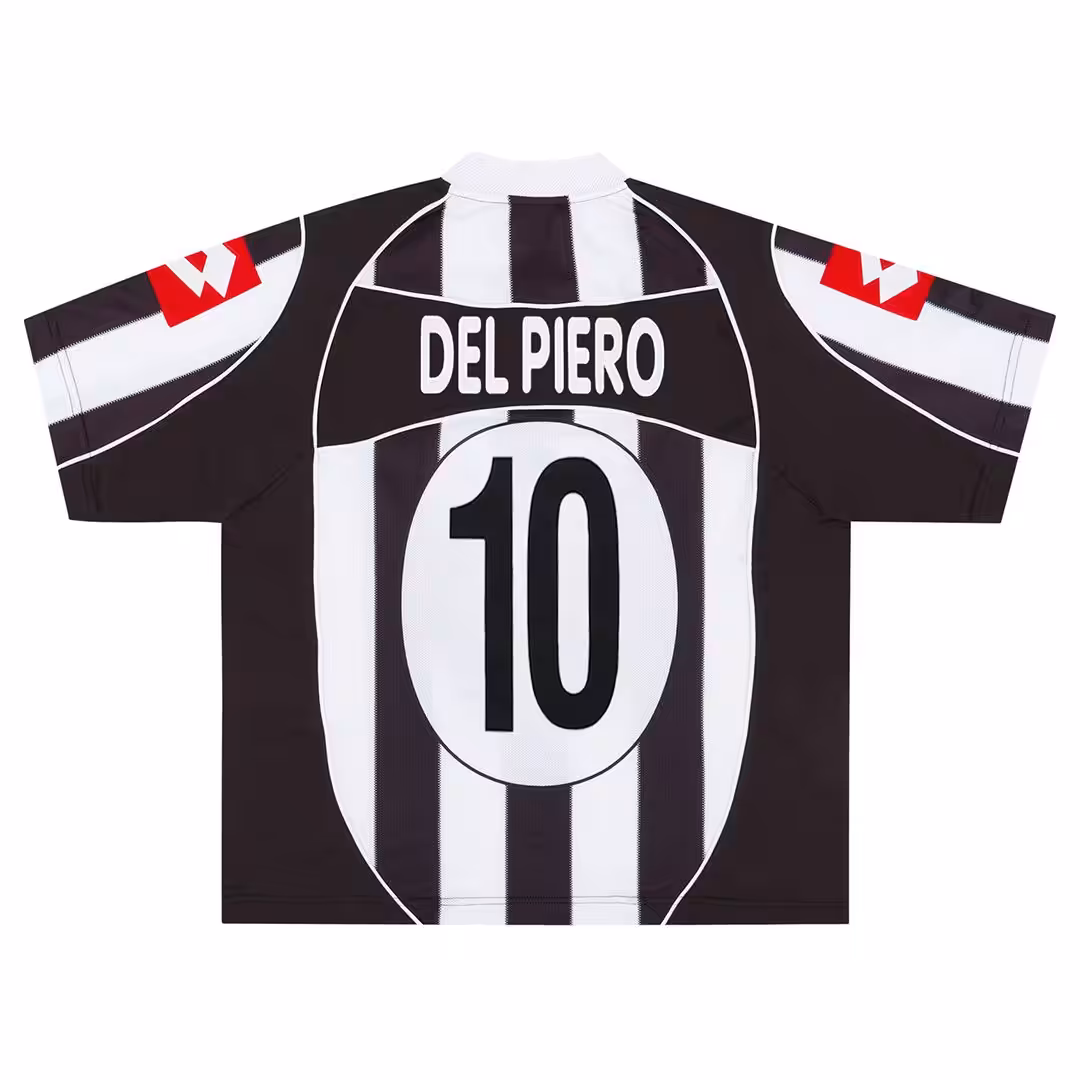 Del Piero #10 Retro Juventus Home Jersey 2002/03