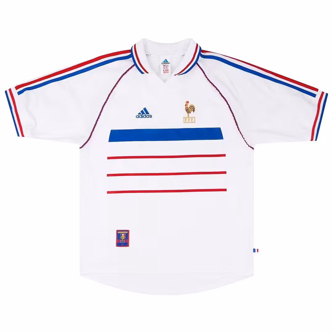 Retro France Away Jersey World Cup 1998