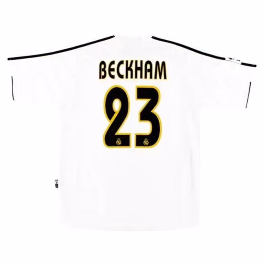 BECKHAM #23 Retro Real Madrid Home Jersey 2003/04