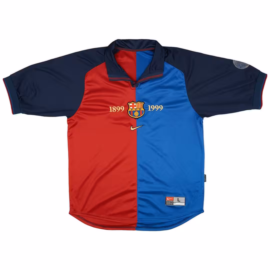 Retro Barcelona 100-Yeas Anniversary Home Jersey 1999/00