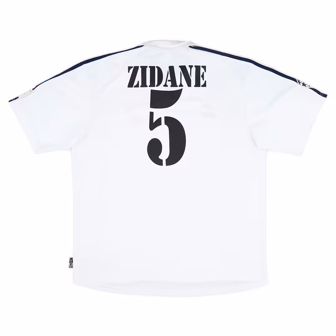 Zidane #5 Retro Real Madrid Centenary Home Jersey 2002/03