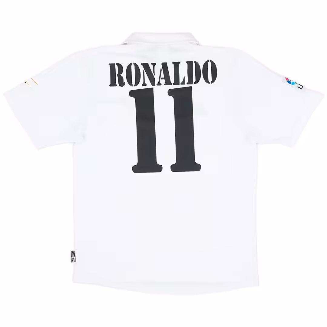 RONALDO #11 Retro Real Madrid Centenary Home Jersey 2002/03
