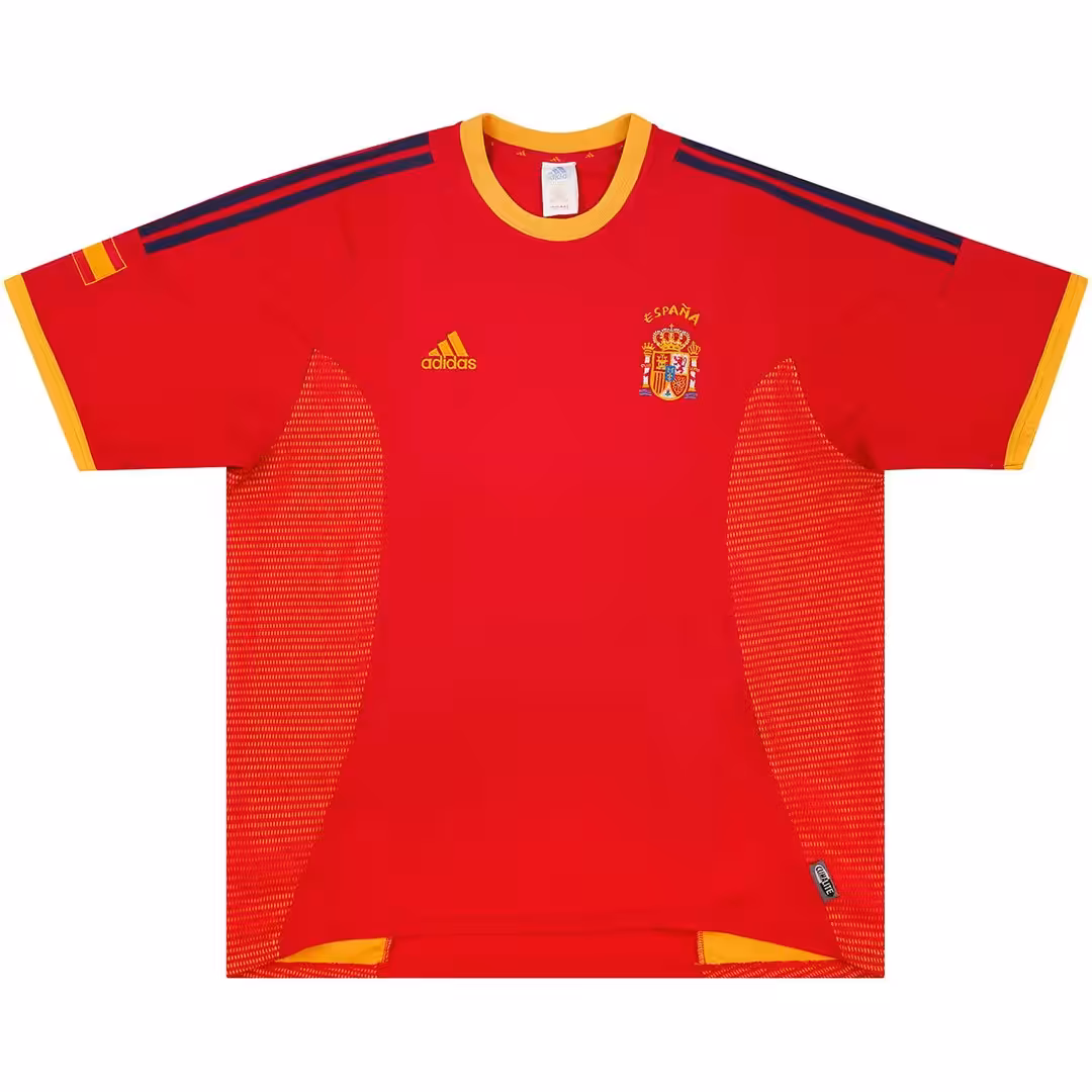 Retro Spain Home Jersey World Cup 2002