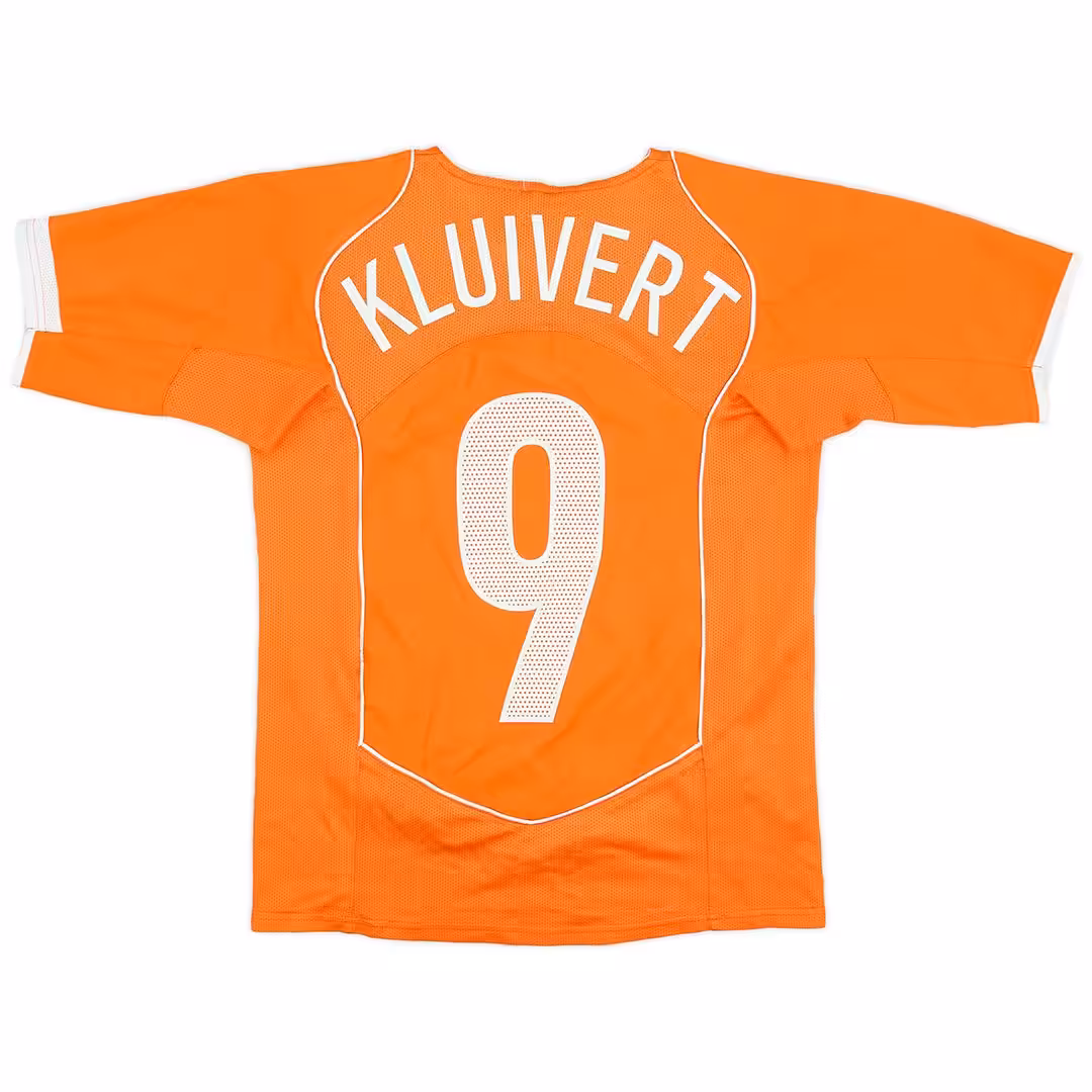 KLUIVERT #9 Retro Netherlands Home Jersey EURO 2004
