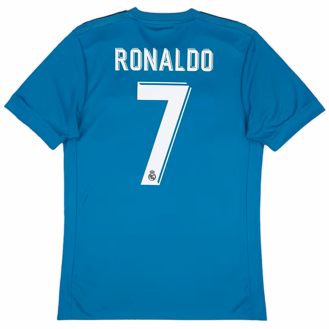 RONALDO #7 Retro Real Madrid Third Jersey 2017/18