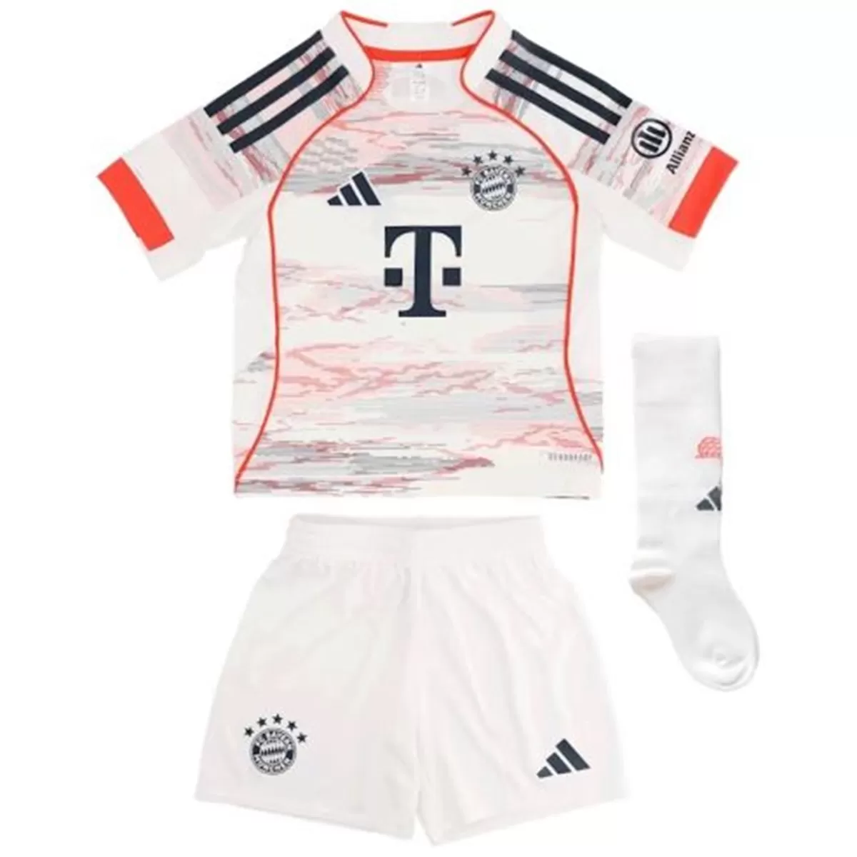 Kids Bayern Munich Away Jersey Full Kit 2025/26