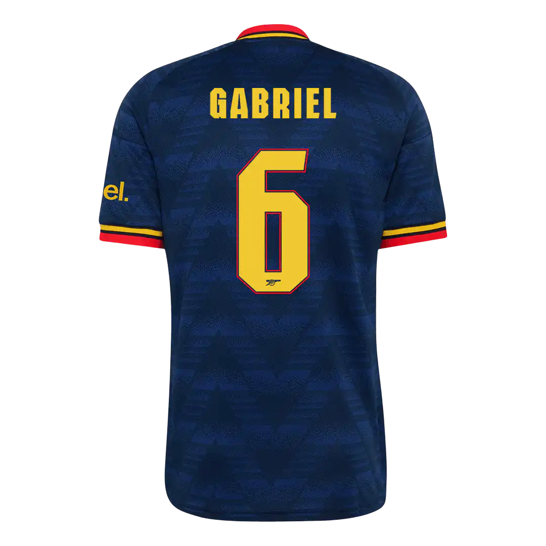 GABRIEL #6 Arsenal Away Jersey 2026/27 – UCL Font