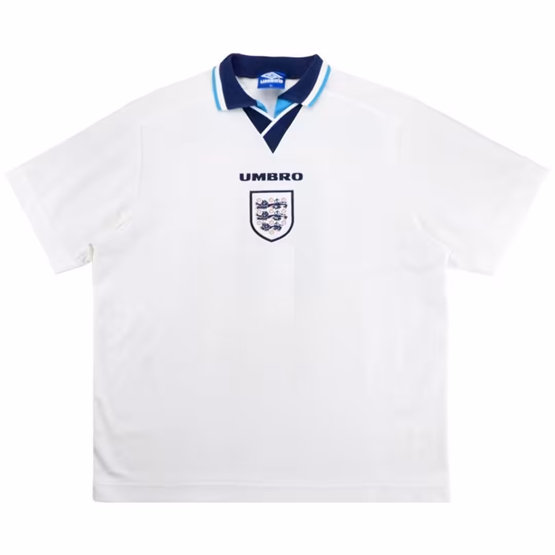 Retro England Home Jersey Euro Cup 1996
