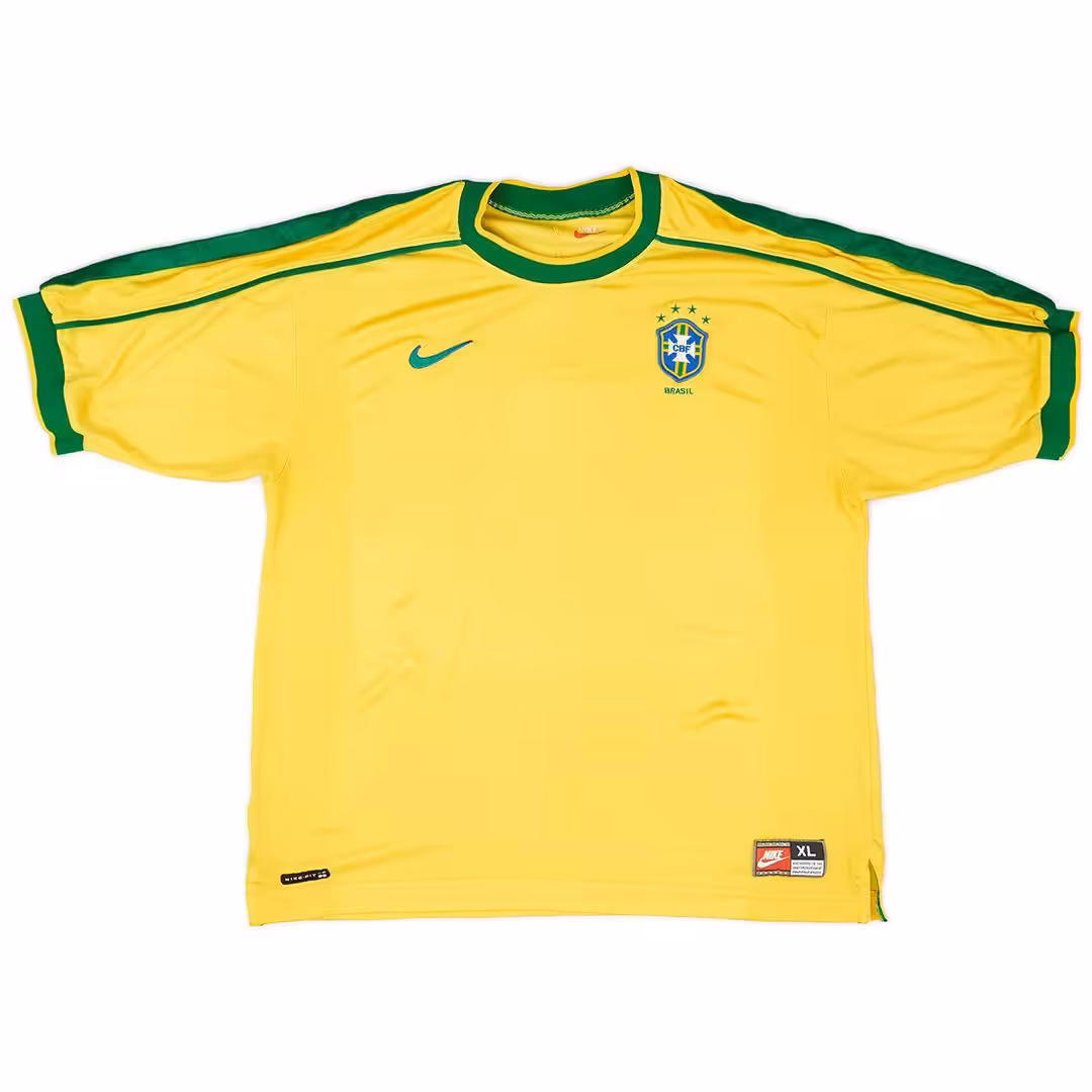 Retro Brazil Home Jersey World Cup 1998