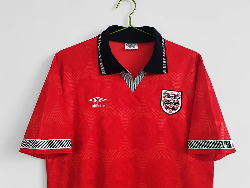 1990 England away kit - 图片 2