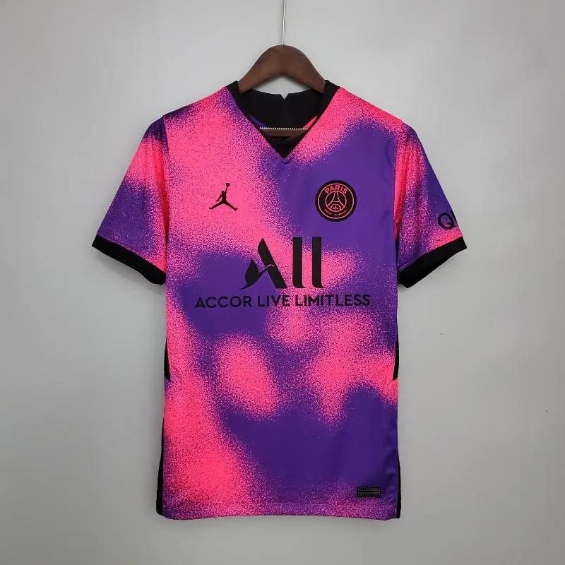 2020-2021 PSG Purple Fourth Jersey retro kit