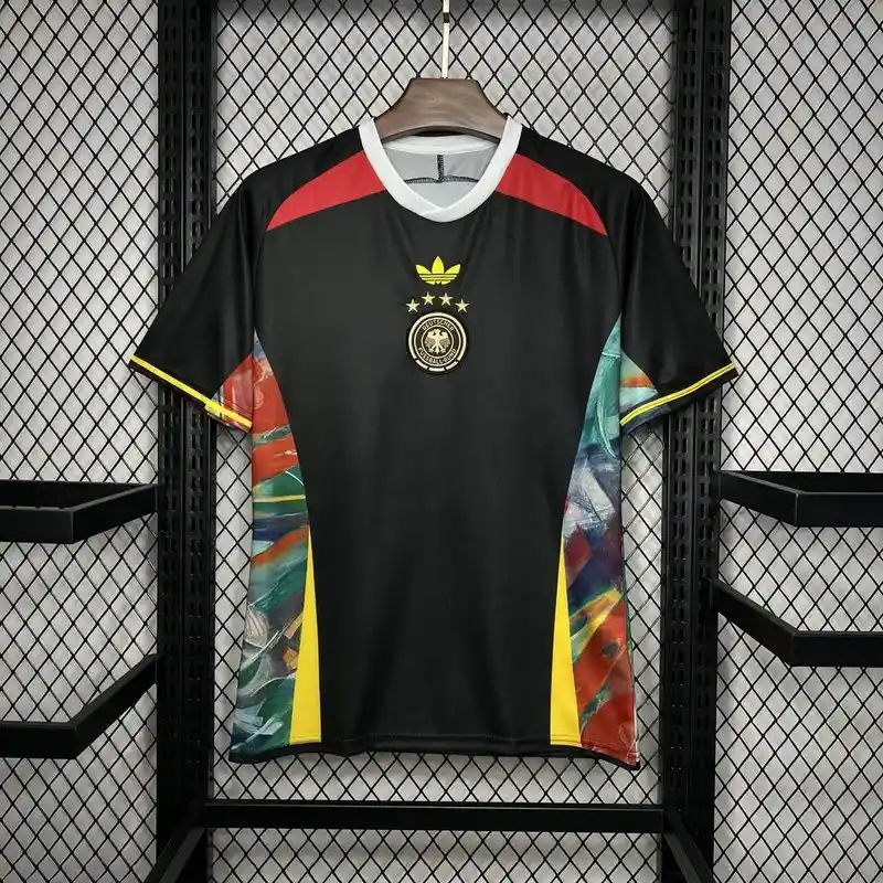 Germany Euro Multicolour Panel Jersey retro kit