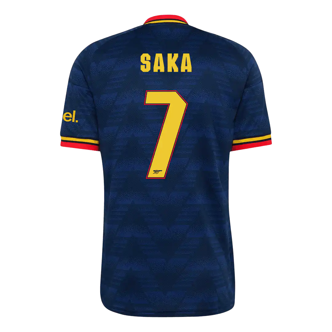 SAKA #7 Arsenal Away Jersey 2026/27 – UCL Font
