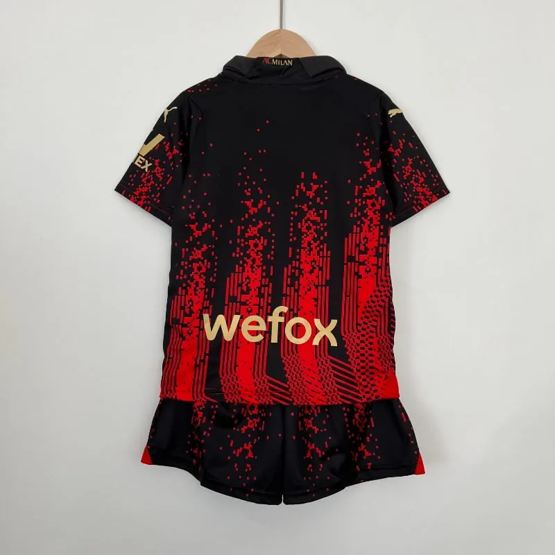 2022-2023 Kids AC Milan Fourth retro kit - 图片 9