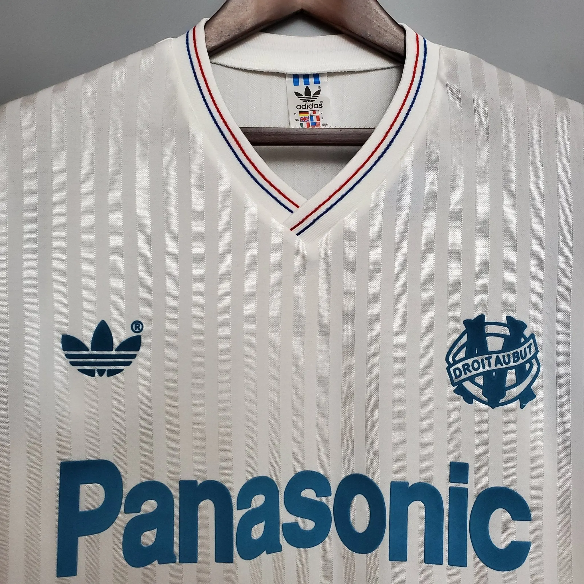 1990 Marseille Home retro kit - 图片 2