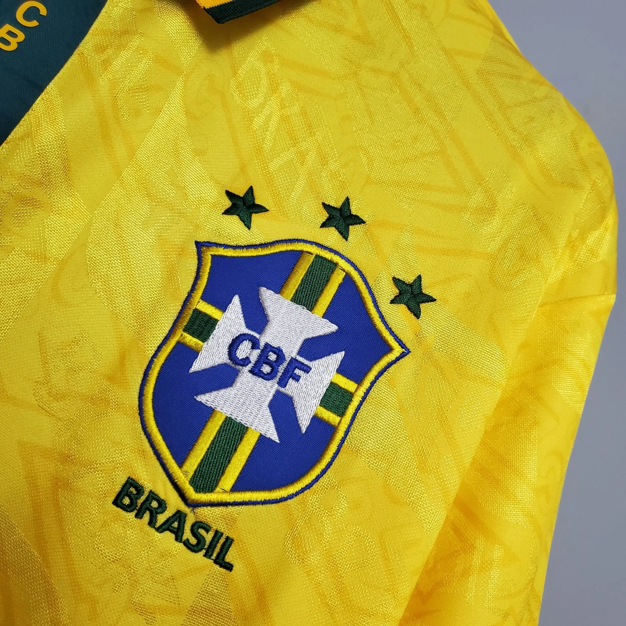 1991-1993 Brazil home retro kit - 图片 2