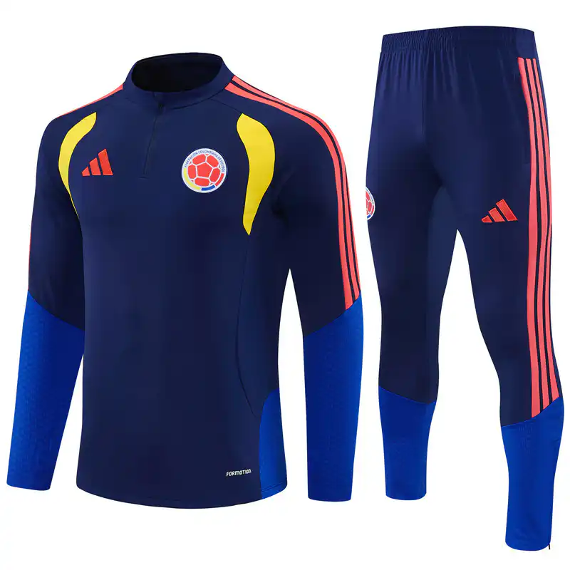 Colombia 1/4 Zipper Sweat Kit(Top+Pants) Blue 2026