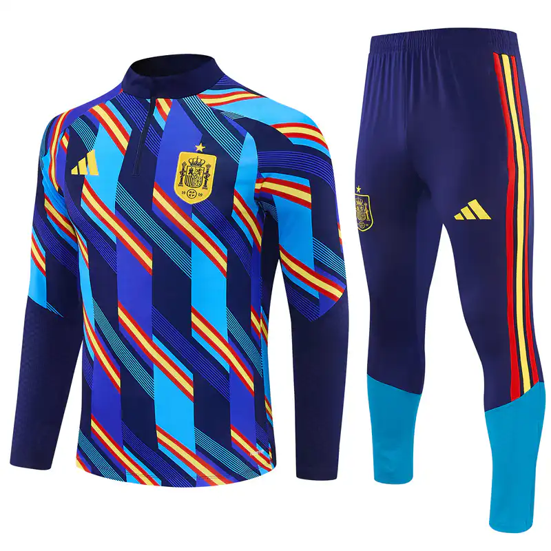 Spain 1/4 Zipper Sweat Kit(Top+Pants) Multicolor 2026