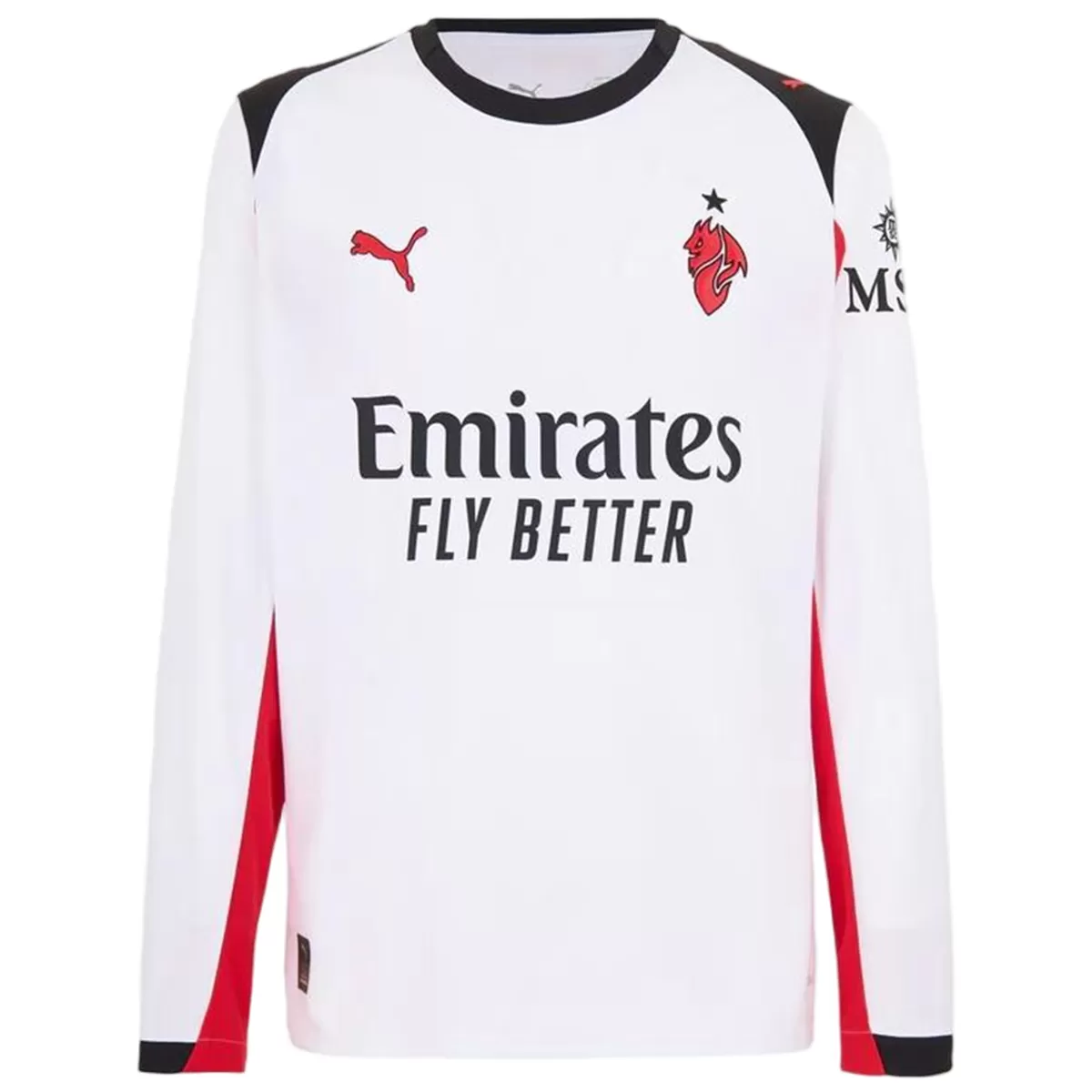 AC Milan Away Long Sleeve Jersey 2025/26