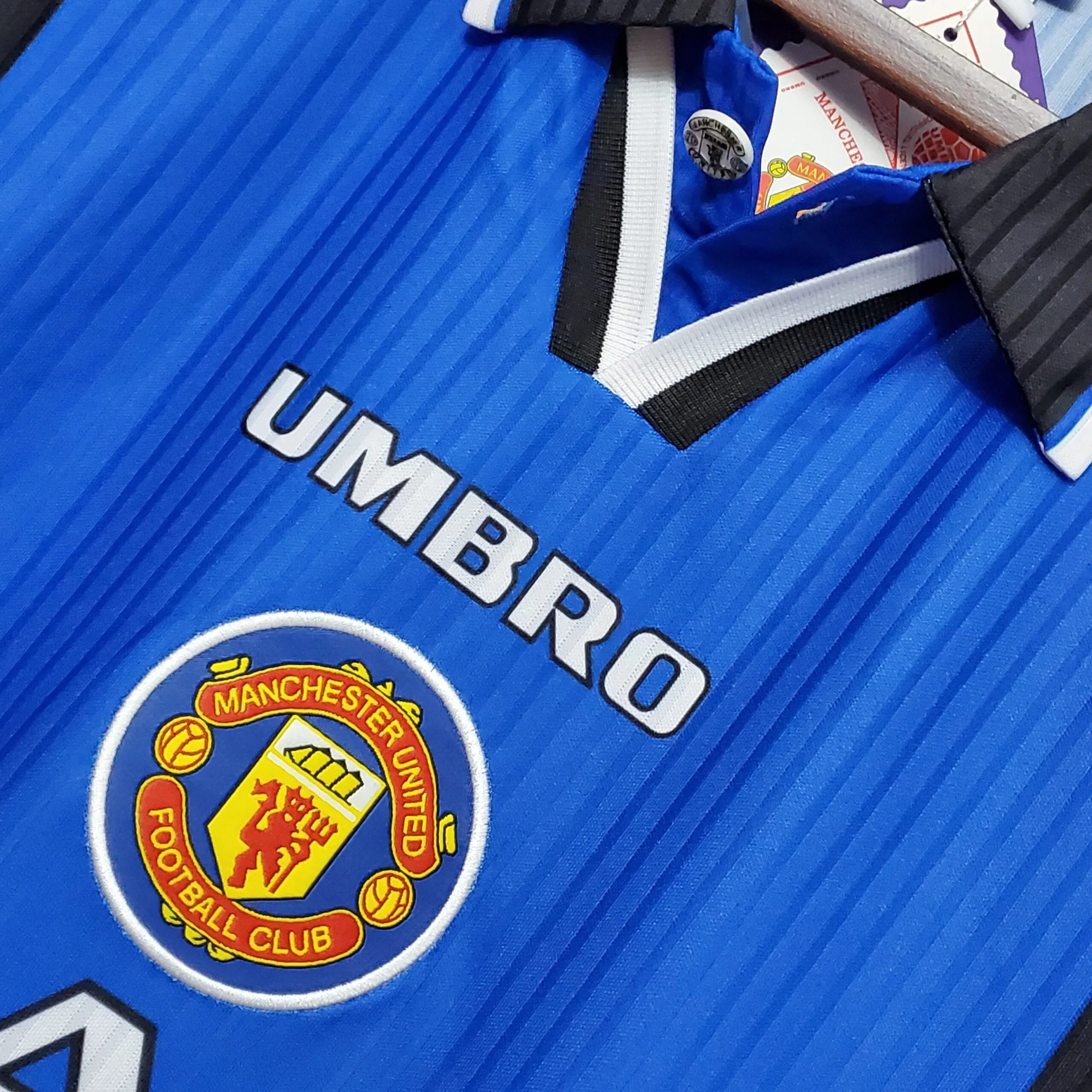 1996-1997 Man United away third kit - 图片 5