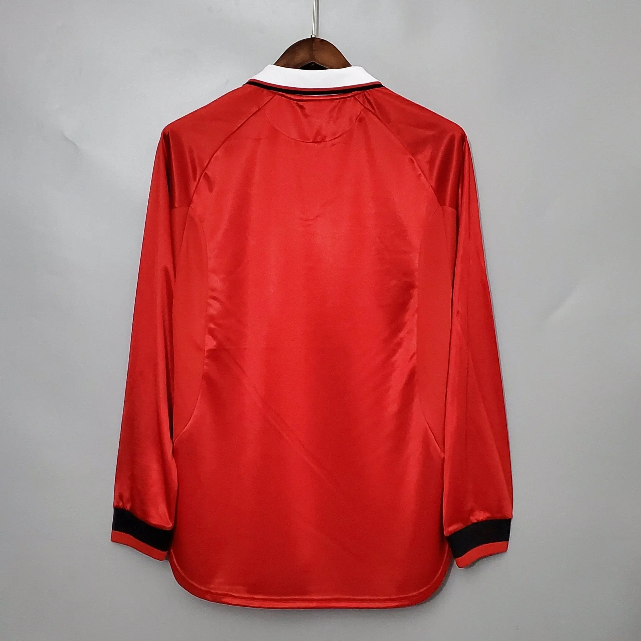 1999-2000 Man United Home retro kit- Long sleeves - 图片 3