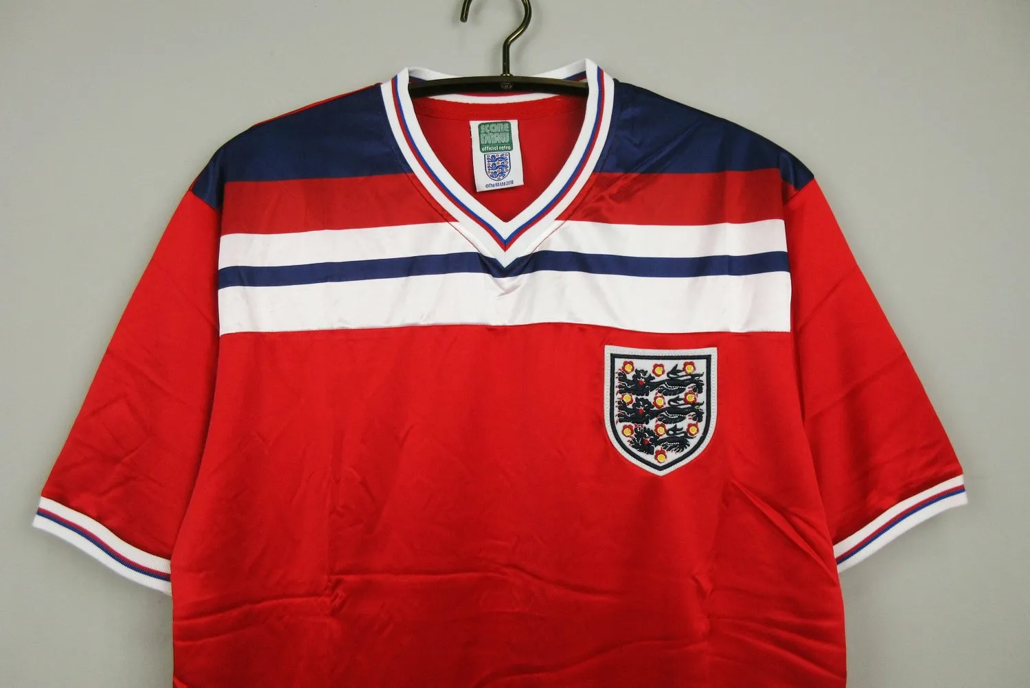 1980 England Red kit - 图片 3