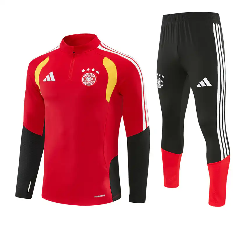 Germany 1/4 Zipper Sweat Kit(Top+Pants) Red 2026