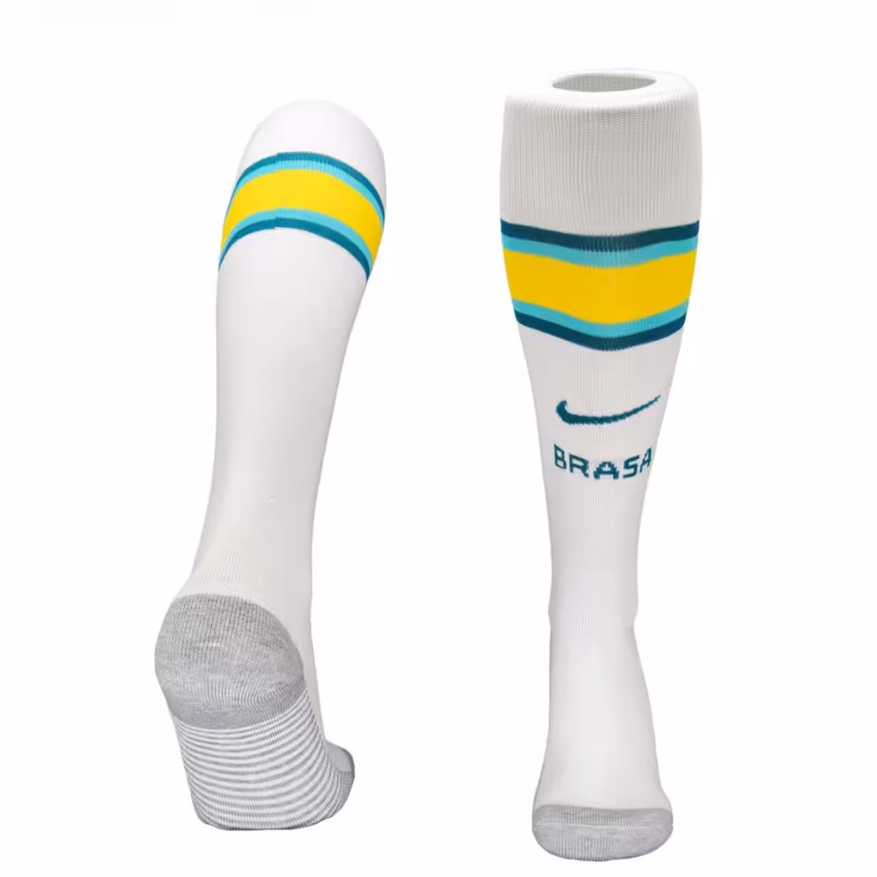 Brazil Home Adult/Kids Socks – White 2026