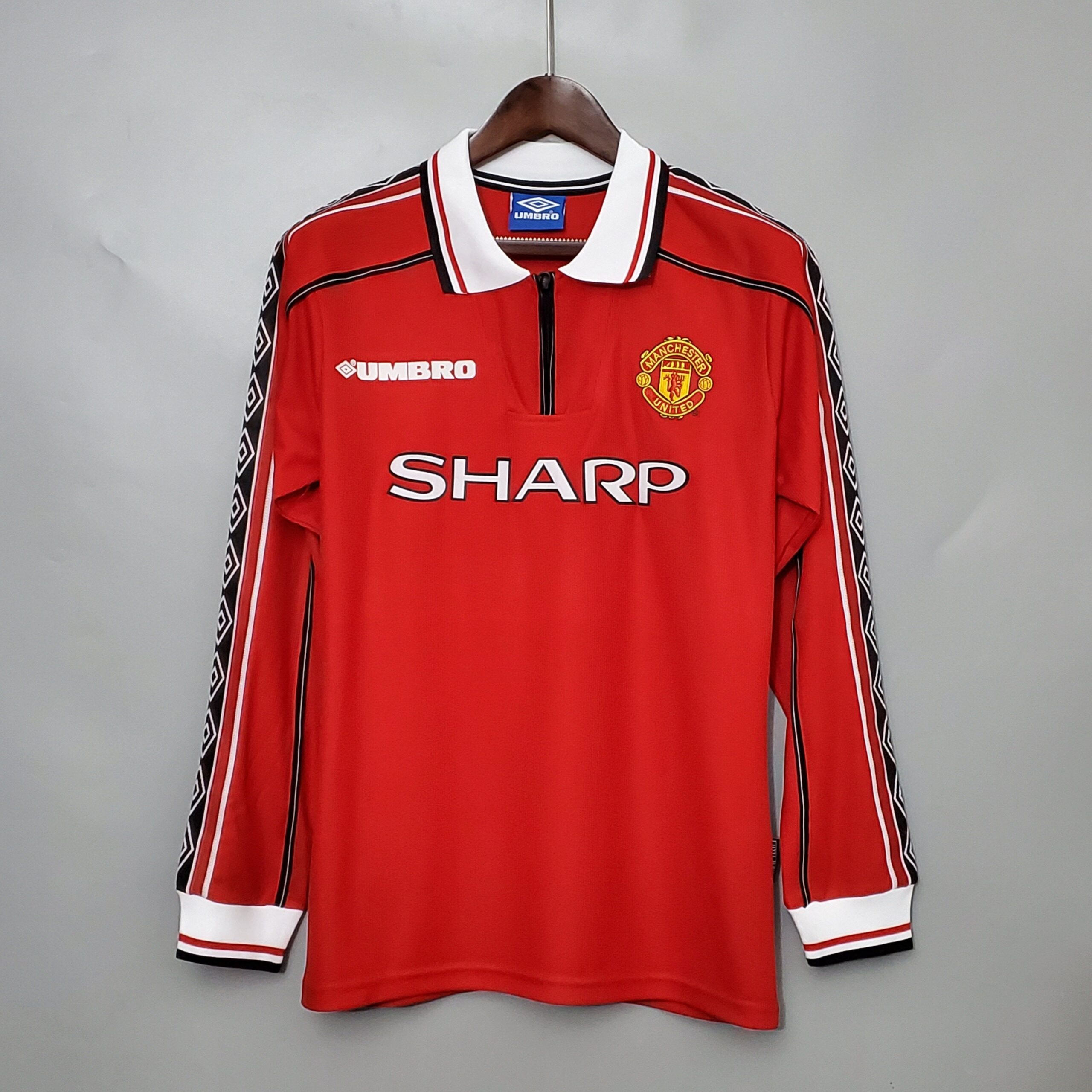 1998-1999 Man United retro kit – Long sleeve