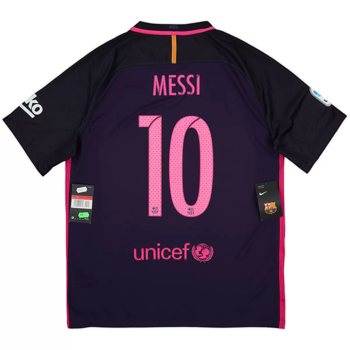 Messi #10 Retro Barcelona Away Jersey 2016/17