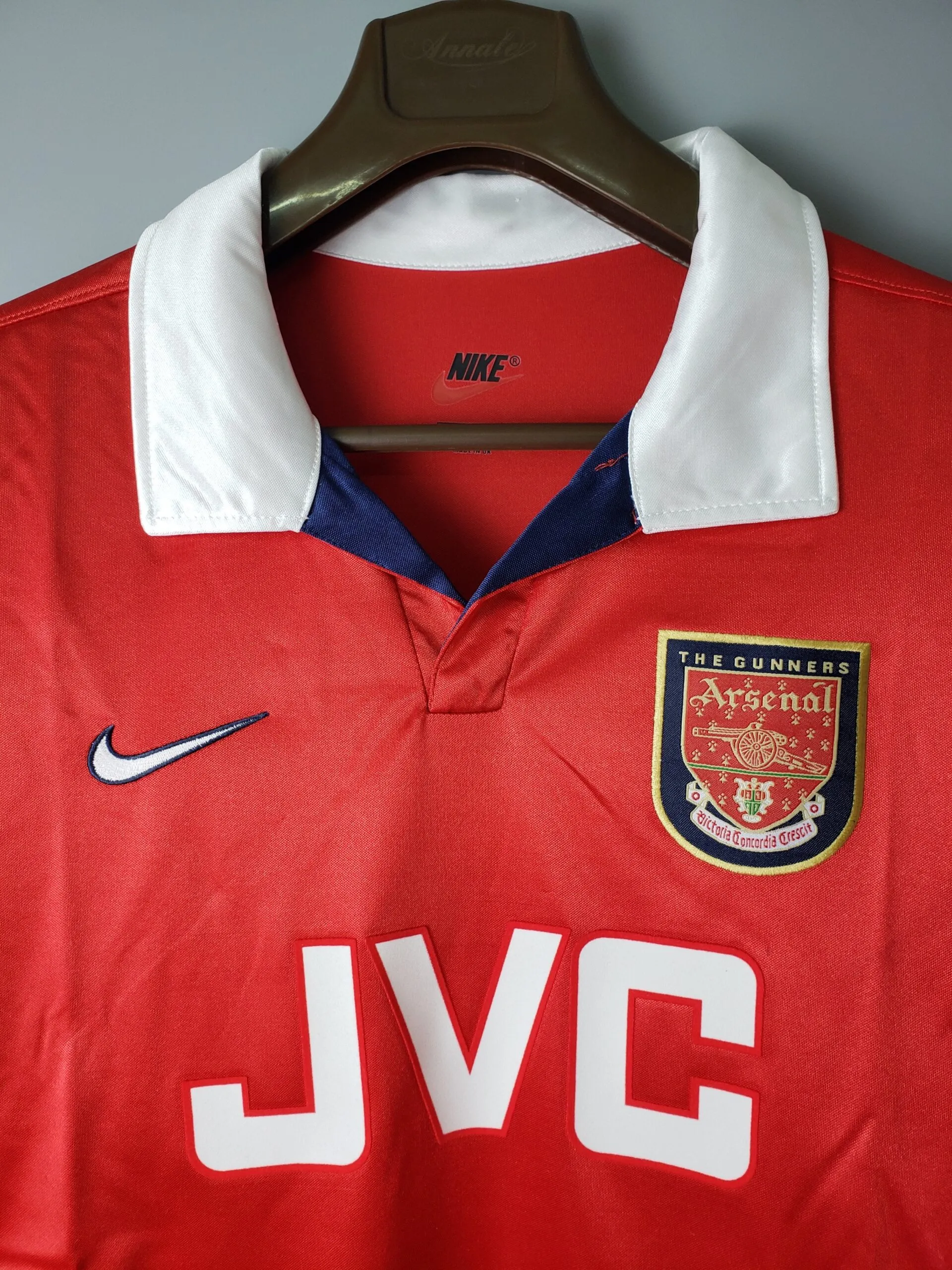 1998 Arsenal Home Retro Kit Long sleeve - 图片 3