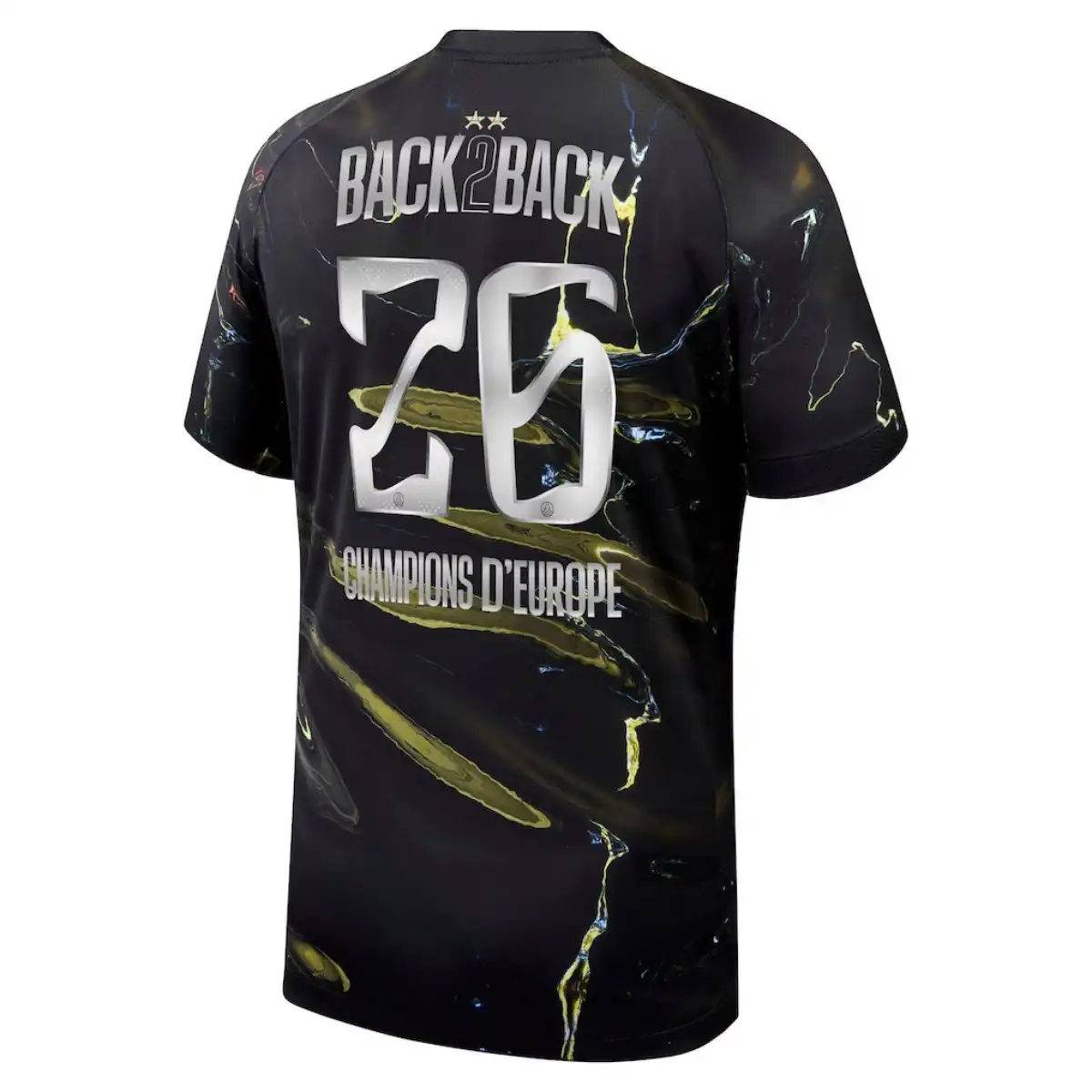Champions of Europe #26 PSG Fifth Jersey Night Edition 2025/26 – 2 Stars