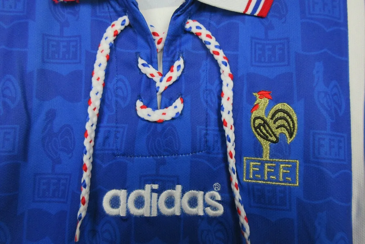 1996-1998 France Home kit - 图片 2