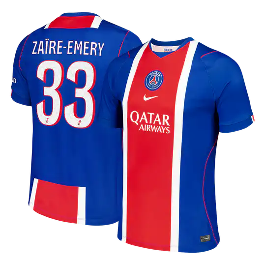 ZAÏRE-EMERY #33 PSG Home Jersey 2026/27