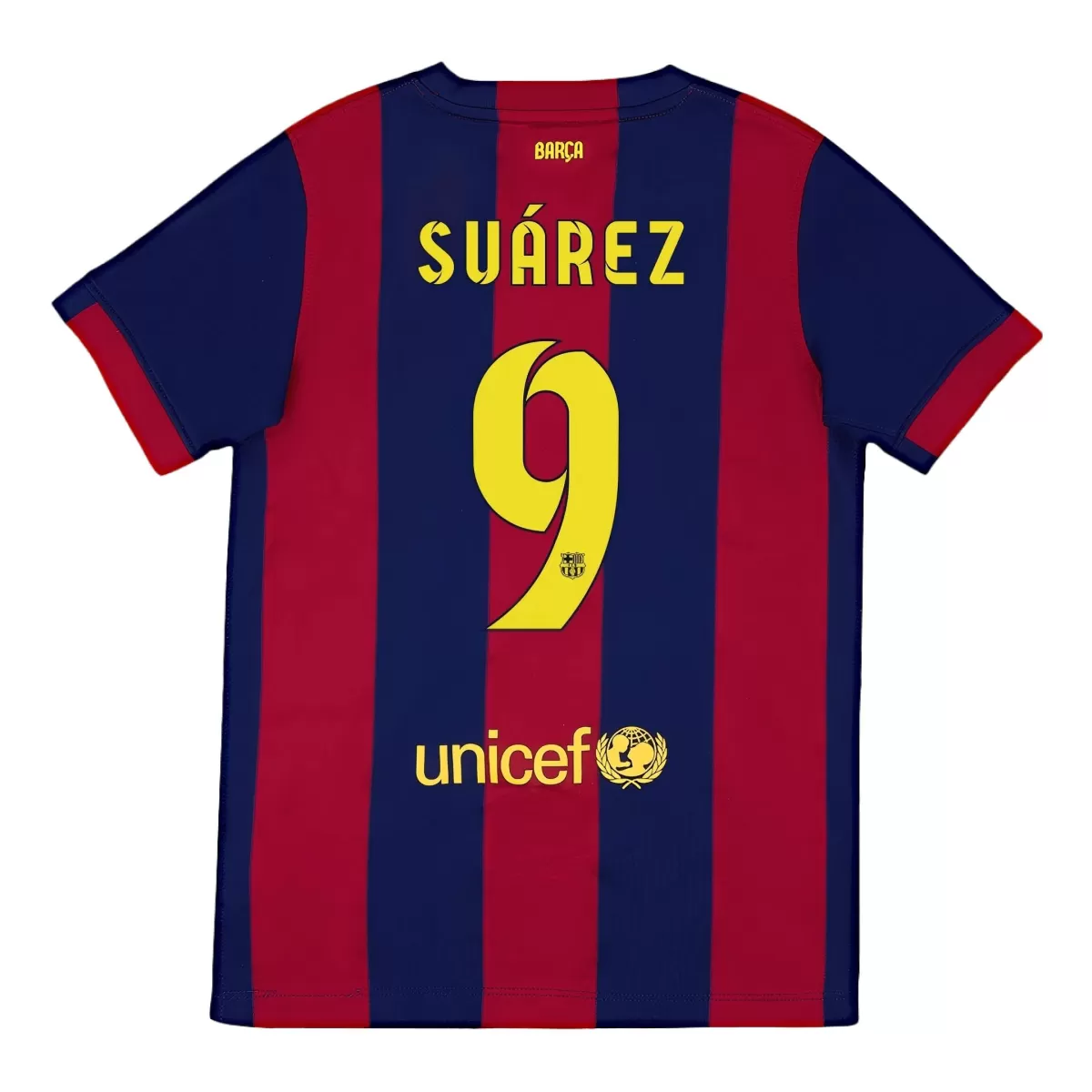 SUáREZ #9 Retro Barcelona Home Jersey 2014/15