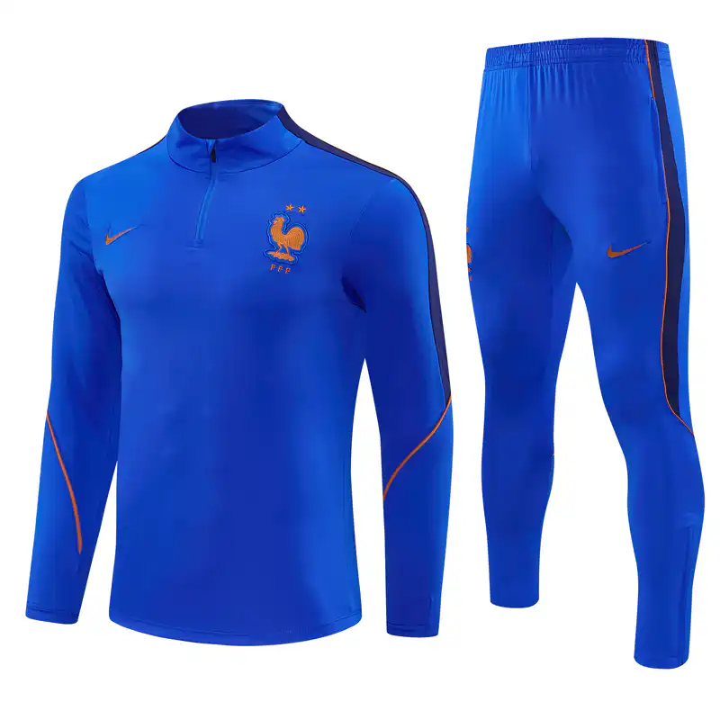 France 1/4 Zipper Sweat Kit(Top+Pants) Blue 2026