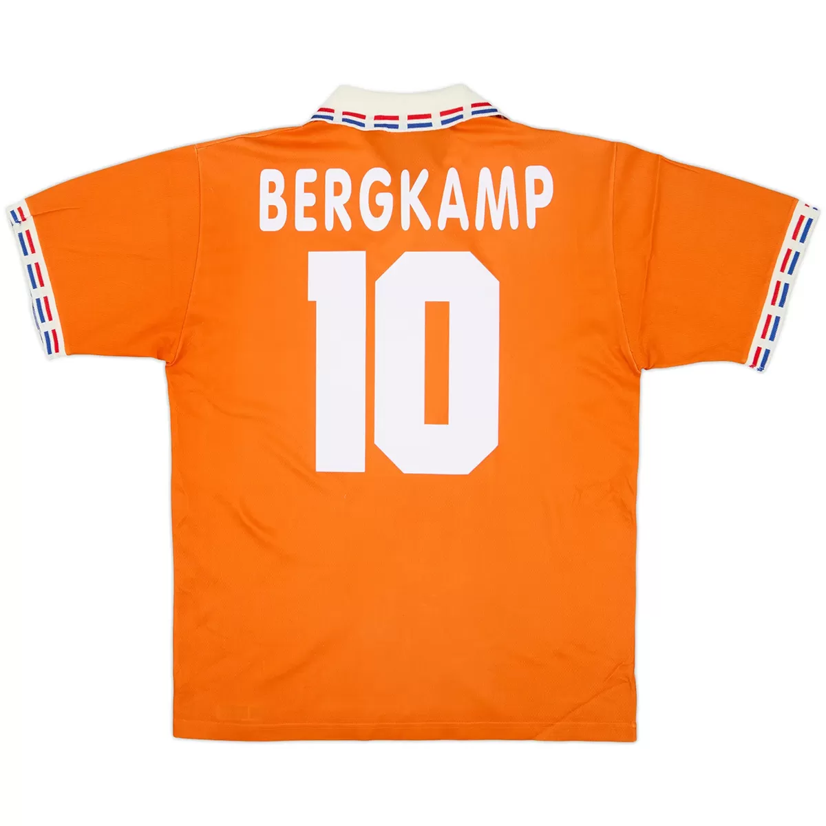 BERGKAMP #10 Retro Netherlands Home Jersey Euro 1996