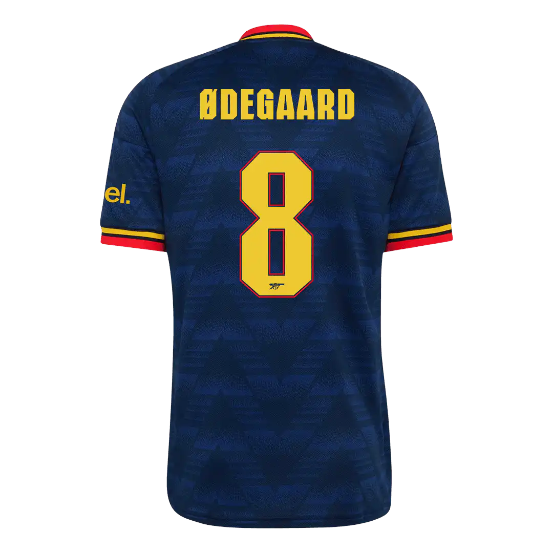 ØDEGAARD #8 Arsenal Away Jersey 2026/27 – UCL Font