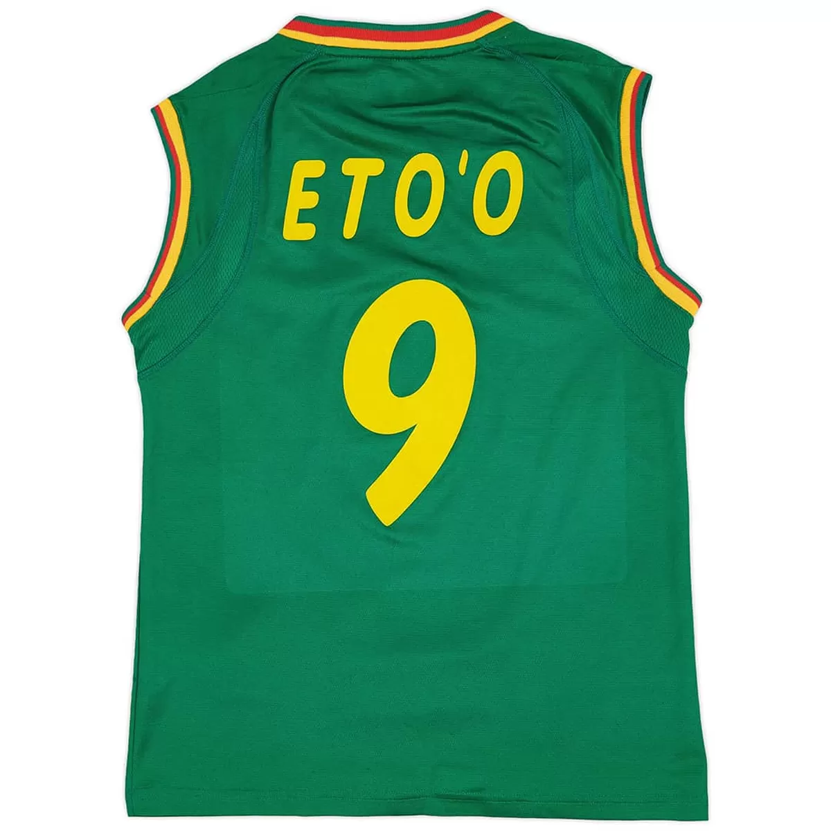 ETO’O #9 Retro Cameroon Home Jersey 2002