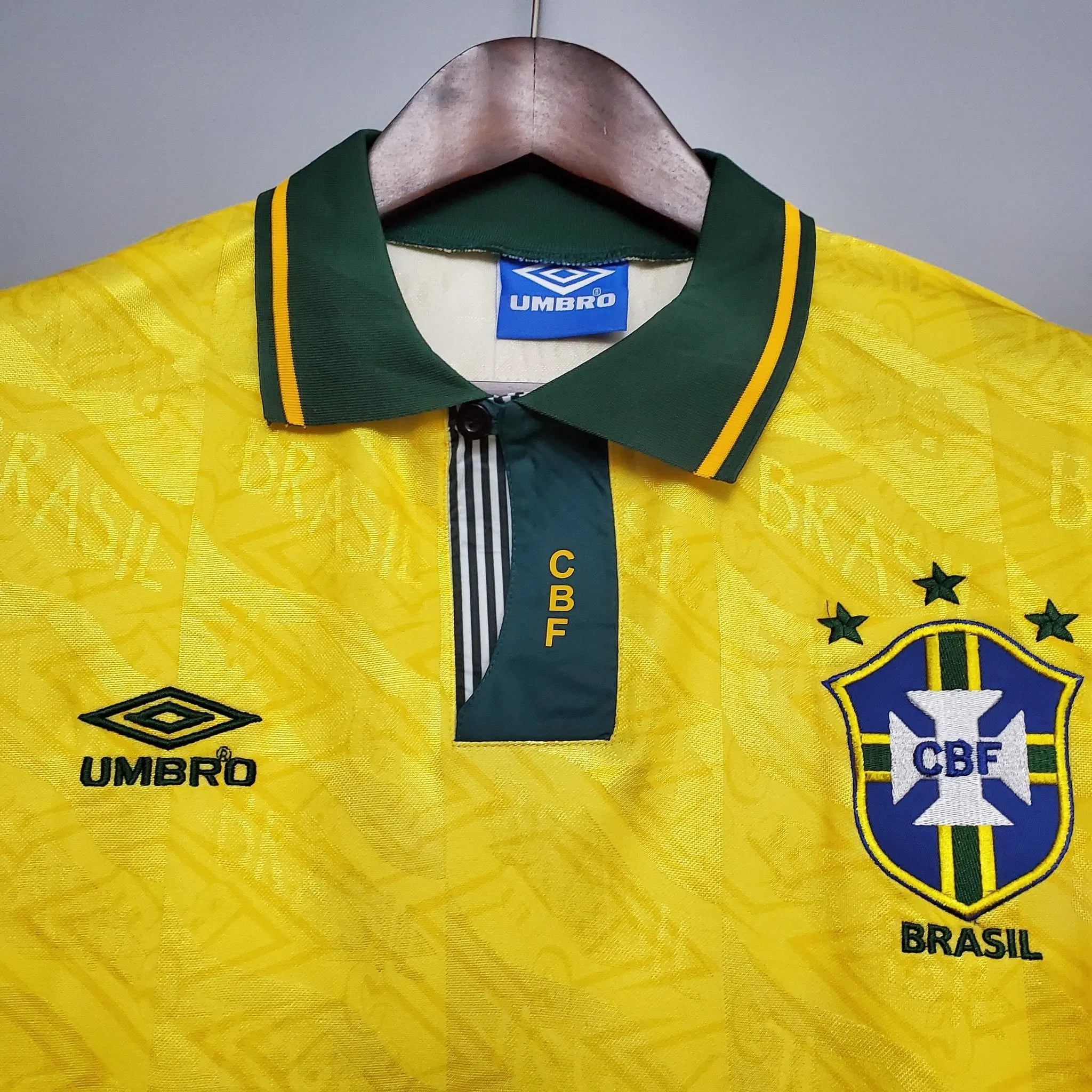 1991-1993 Brazil home retro kit - 图片 5