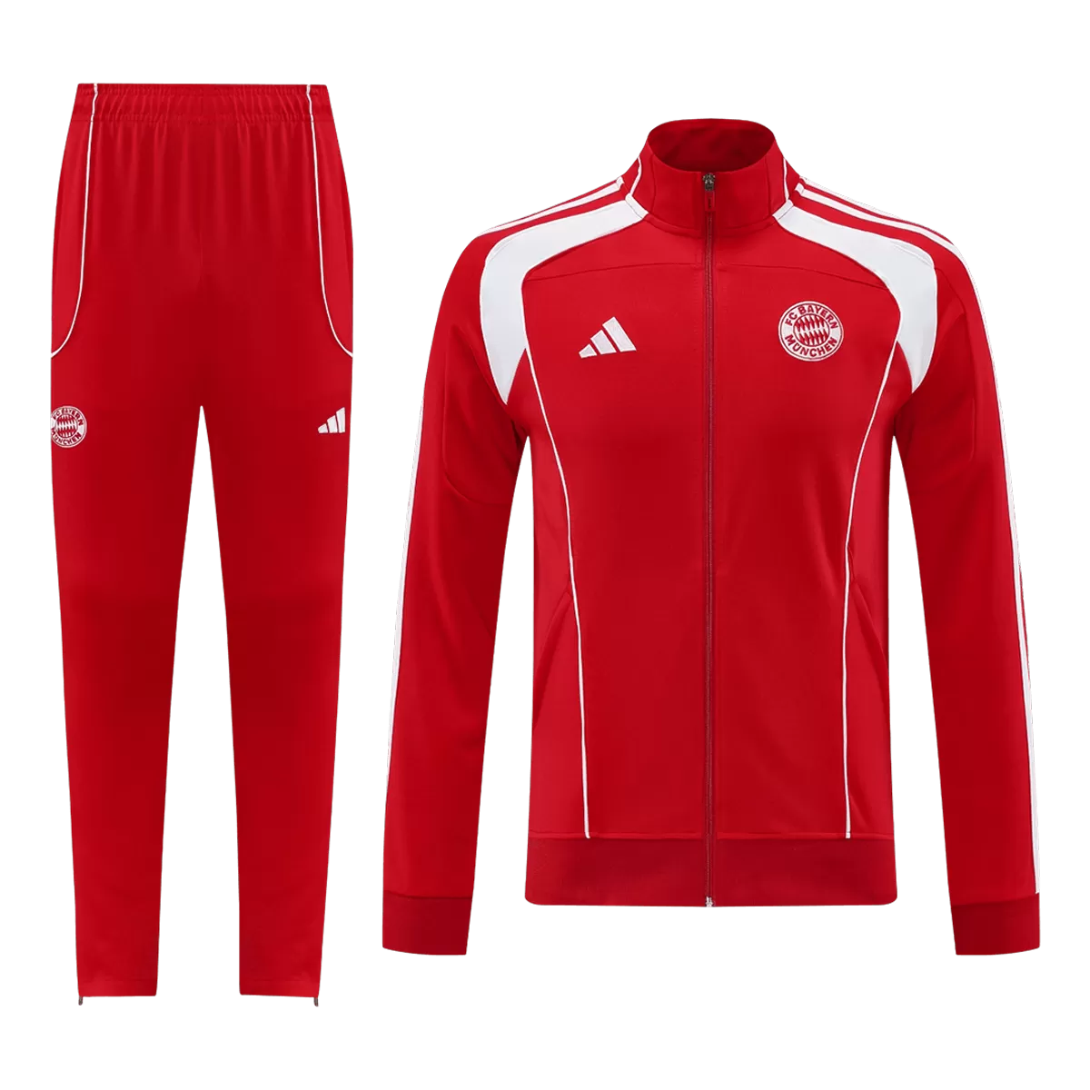 Bayern Munich Training Tracksuit Kit(Jacket+Pants) Red 2025/26