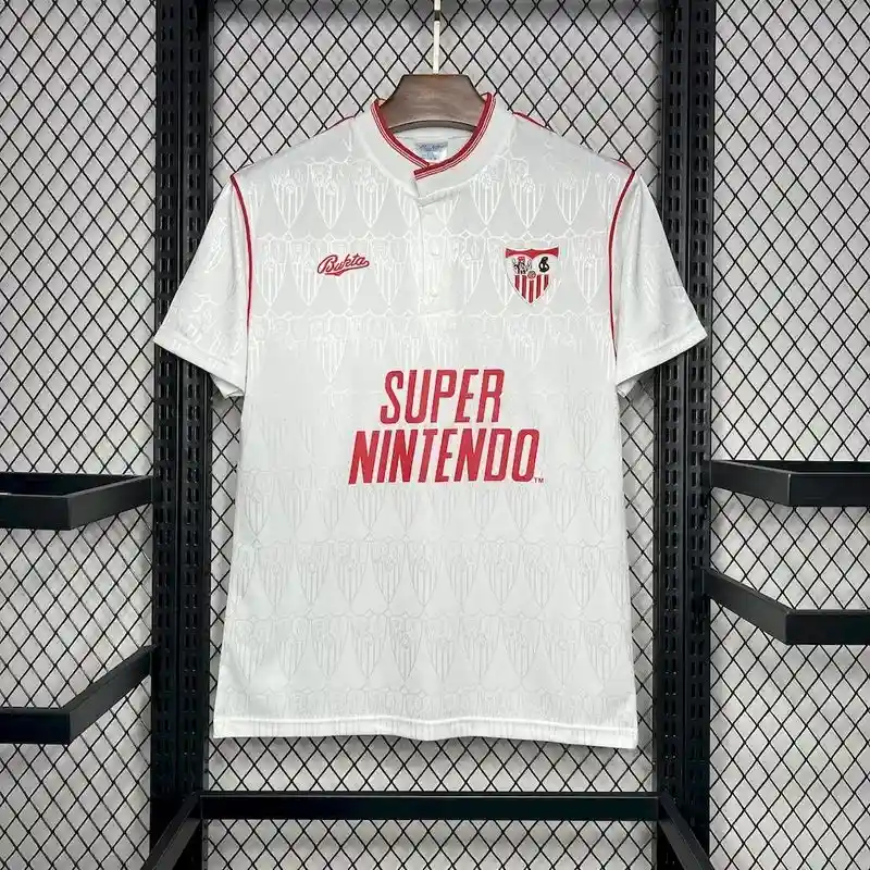 1991-1992 Sevilla FC Away Jersey retro kit