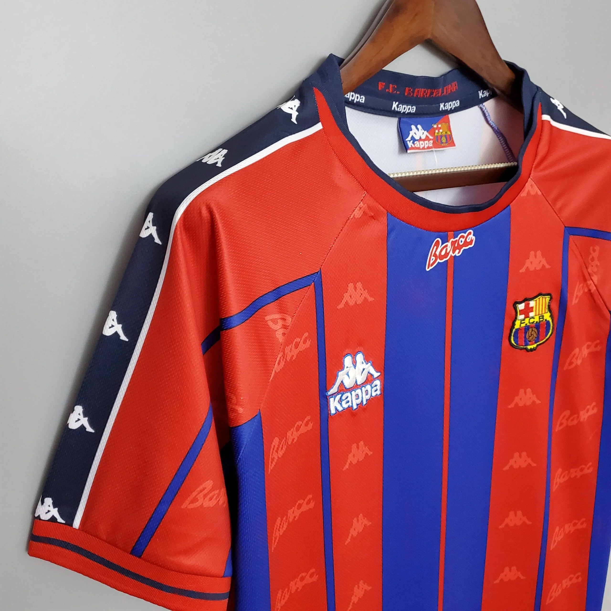 1997-1998 FC Barcelona Home retro kit - 图片 3