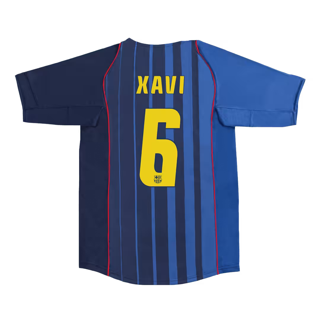 XAVI #6 Retro Barcelona Away Jersey 2004/05